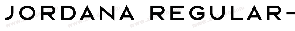 Jordana Regular字体转换